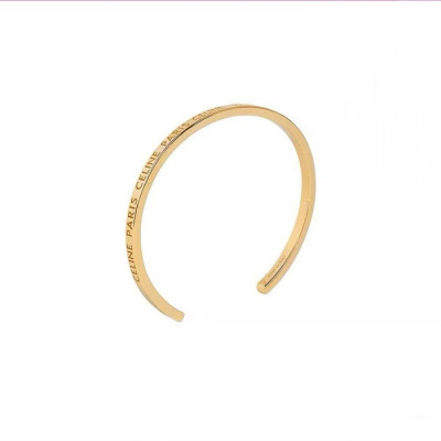 셀린느 여성 골드 팔찌 - Celine Womens Gold Bangle - acc1012x