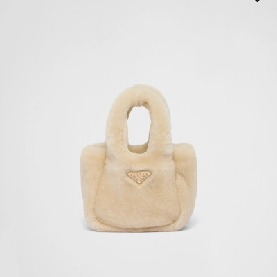 프라다 여성 베이지 토트백 - Prada Womens Beige Tote Bag - ba14x