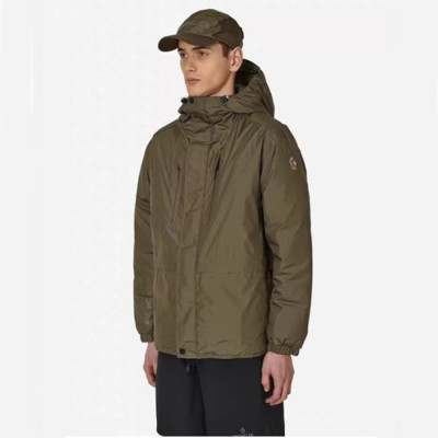 몽클레어 남성 캐쥬얼 카키 양면 자켓 - Moncler Mens Khaki Jackets - mo255x