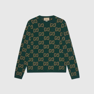 구찌 남성 그린 크루넥 니트 - Gucci Mens Green Knits - cl76x