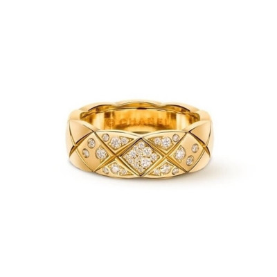 샤넬 여성 골드 반지 - Chanel Womens Gold Ring - acc1195x