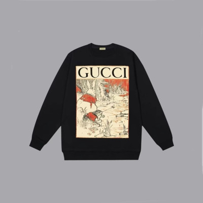 구찌 남성 베이직 블랙 맨투맨 - Gucci Mens Black Tshirts - gu1174x