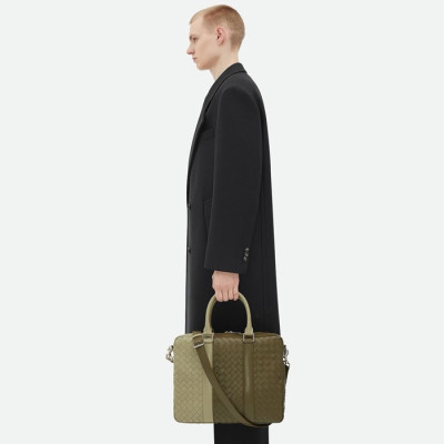 보테가베네타 남성 카키 서류가방 - Bottega Veneta Mens Khaki Business Bag - bvb01x