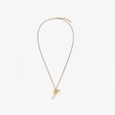 펜디 여성 골드 목걸이 - Fendi Womens Gold Necklace - acc1379x