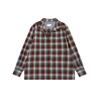 메종 마르지엘라 남성 브라운 셔츠 - Maison margiela Mens Brown Shirts - mac97x