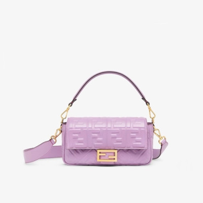 펜디 여성 퍼플 바게트백 - Fendi Womens Baguette Bag - feb176x