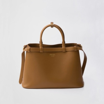 프라다 여성 카멜 토트백 - Prada Womens Camel Tote Bag - prb319x