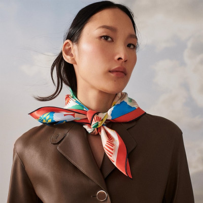 에르메스 여성 레드 스카프 - Hermes Womens Red Scarf - acc1548x