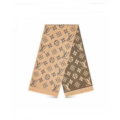 루이비통 남/녀 베이지 머플러 - Louis vuitton Unisex Beige Muffler - acc1560x