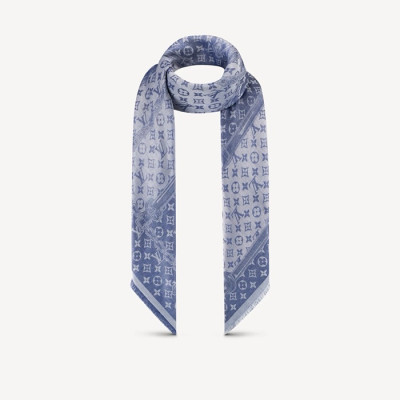 루이비통 남성 블루 머플러 - Louis vuitton Mens Blue Muffler - acc1607x