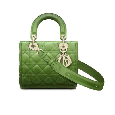 디올 여성 그린 레이디 백 - Dior Womens Green Lady Bag - dib746x