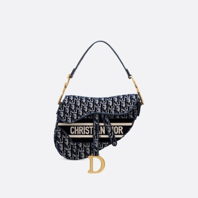 디올 여성 네이비 새들백 - Dior Womens Navy Saddle Bag - dib772x