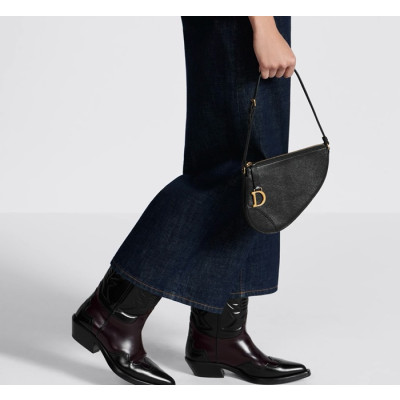 디올 여성 블랙 숄더백 - Dior Womens Black Shoulder Bag - dib818x