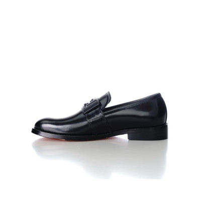 발망 남성 블랙 로퍼 - Balmain Mens Black Loafer - bas28x