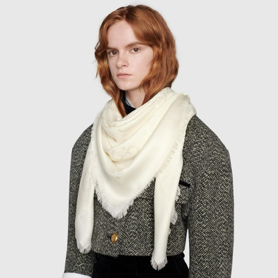 구찌 여성 화이트 스카프 - Gucci Womens White Scarf - acc1715x