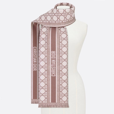 디올 여성 핑크 머플러 - Dior Womens Pink Muffler - acc1767x