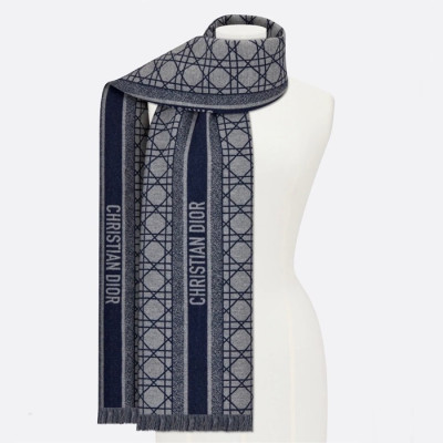 디올 여성 블루 머플러 - Dior Womens Blue Muffler - acc1769x