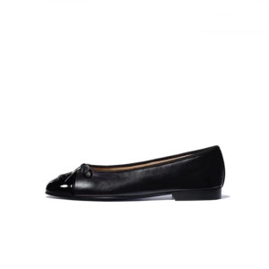 샤넬 여성 블랙 플랫 - Chanel Womens Black Flat Shoes - chs110x