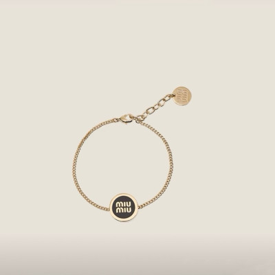 미우미우 여성 골드 팔찌 - Miumiu Womens Gold Bangle - acc1893x