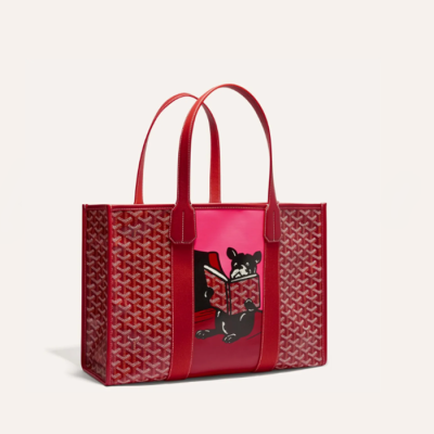 고야드 남/녀 레드 빌렛 토트백 - Goyard Unisex Villette Tote Bag - gob1014x