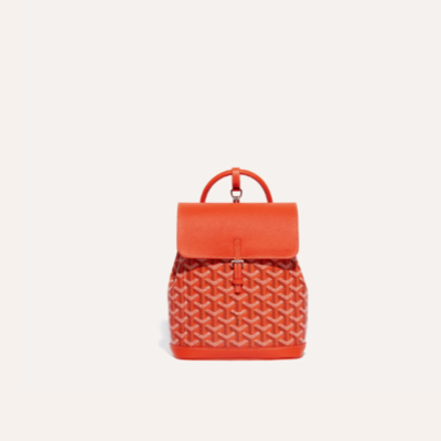 고야드 여성 오렌지 알팡 미니 백팩 - Goyard Womens Alpin Mini Back Pack - gob1040x