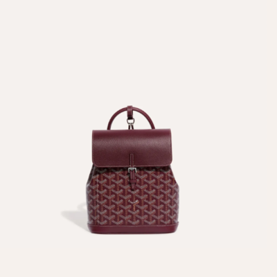 고야드 여성 버건디 알팡 미니 백팩 - Goyard Womens Alpin Mini Back Pack - gob1042x