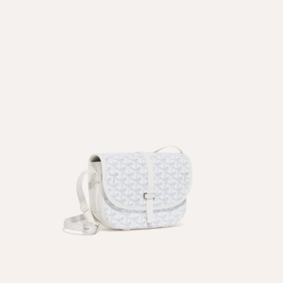 고야드 여성 화이트 벨베데르 백 PM - Goyard Womens Belvedere Bag - gob1107x