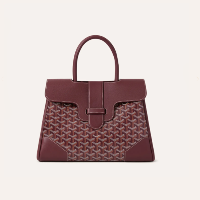 고야드 여성 버건디 카바스 사이공 백 - Goyard Womens Saigocmmlty Tote Bag - gob1127x