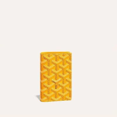 고야드 남/녀 옐로우 생피에르 카드 홀더 - Goyard Unisex Saint Pierre Card Holder - gow88x