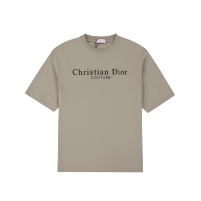 디올 남성 카멜 반팔티 - Dior Mens Camel Tshirts - dic305x