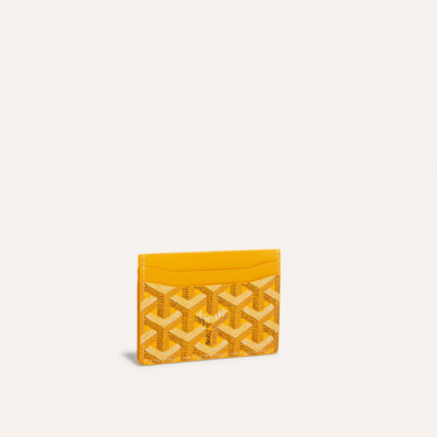 고야드 남/녀 옐로우 생쉴피스 카드 홀더 - Goyard Unisex Saint Sulpice Card Holder - gow101x