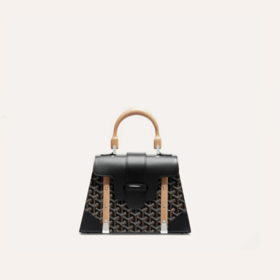 고야드 여성 블랙 사이공 백 PM - Goyard Womens Saigon Bag - gob1155x