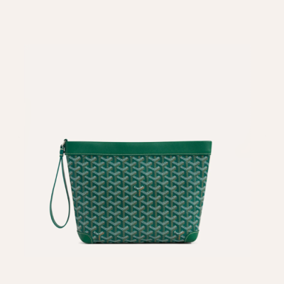 고야드 남/녀 그린 콘티 파우치 - Goyard Unisex Conti Pouch - gob1166x