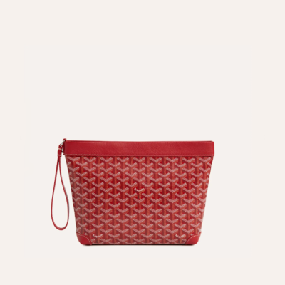 고야드 남/녀 레드 콘티 파우치 - Goyard Unisex Conti Pouch - gob1168x