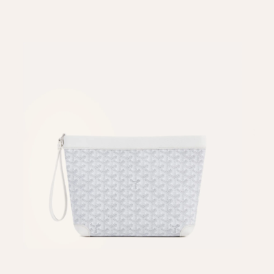 고야드 남/녀 화이트 콘티 파우치 - Goyard Unisex Conti Pouch - gob1173x