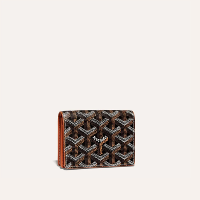 고야드 남/녀 블랙 탄 말쉐르브 카드 홀더- Goyard Unisex Malesherbes Card Holder - gow119x