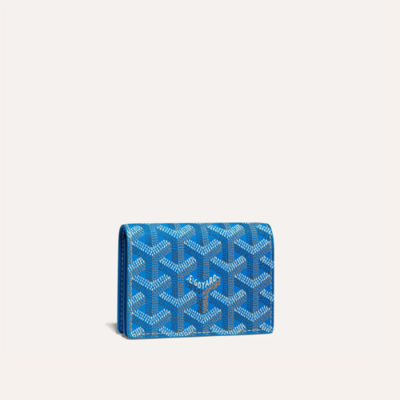 고야드 남/녀 블루 말쉐르브 카드 홀더- Goyard Unisex Malesherbes Card Holder - gow126x