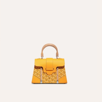 고야드 여성 옐로우 스트럭쳐 사이공 백 미니 - Goyard Womens Mini Structure Saigon Bag - gob1216x