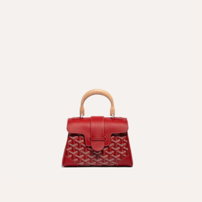 고야드 여성 레드 소프트 사이공 백 미니 - Goyard Womens Mini Saigon Bag - gob1234x