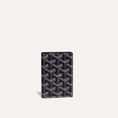 고야드 남/녀 네이비 생 마크 카드 홀더 - Goyard Unisex Saint Marc Card Holder - gow141x