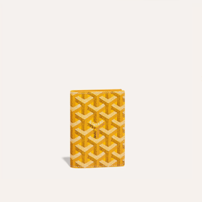 고야드 남/녀 옐로우 생 마크 카드 홀더 - Goyard Unisex Saint Marc Card Holder - gow144x