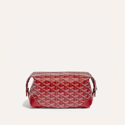 고야드 남/녀 레드 볼링 25 클러치 - Goyard Unisex Bowling 25 Toiletry Bag - gob1330x