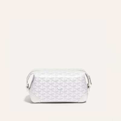 고야드 남/녀 화이트 볼링 25 클러치 - Goyard Unisex Bowling 25 Toiletry Bag - gob1331x