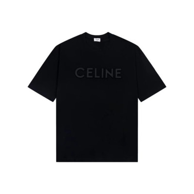 셀린느 남성 블랙 티셔츠 - Celine Mens Black Tshirts - cec13x