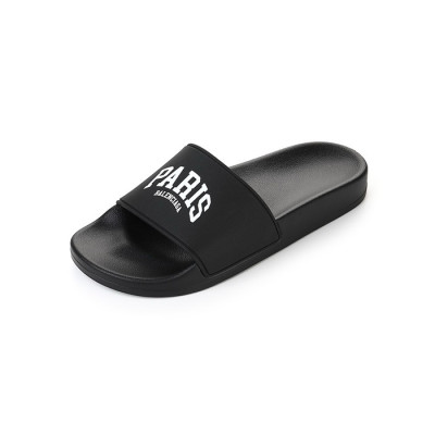 발렌시아가 남/녀 블랙 슬리퍼 - Balenciaga Unisex Black Slippers - bas218x