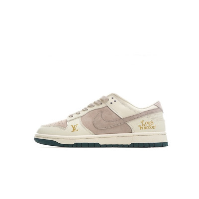 나이키 남/녀 베이지 스니커즈 - Nike Dunk Low Unisex Sneakers - nis227x