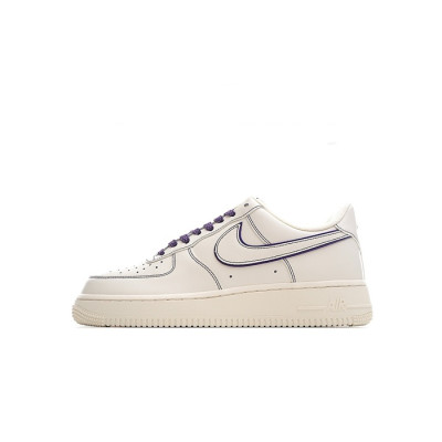 나이키 남/녀 아이보리 스니커즈 - Nike Air Force 1 Unisex Sneakers - nis236x