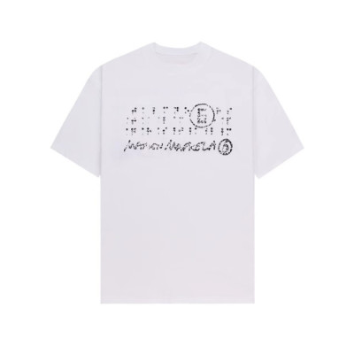 메종 마르지엘라 남/녀 화이트 티셔츠 - Maison Margiela Unisex Tshirts - mac321x