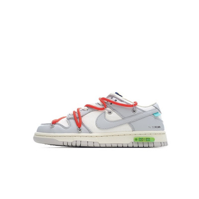 나이키 x 오프화이트 남/녀 그레이 스니커즈 - Nike SB Dunk x Off-white Unisex Sneakers - nis268x