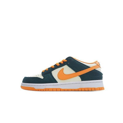 나이키 남/녀 그린 스니커즈 - Nike Dunk Low Unisex Sneakers - nis269x